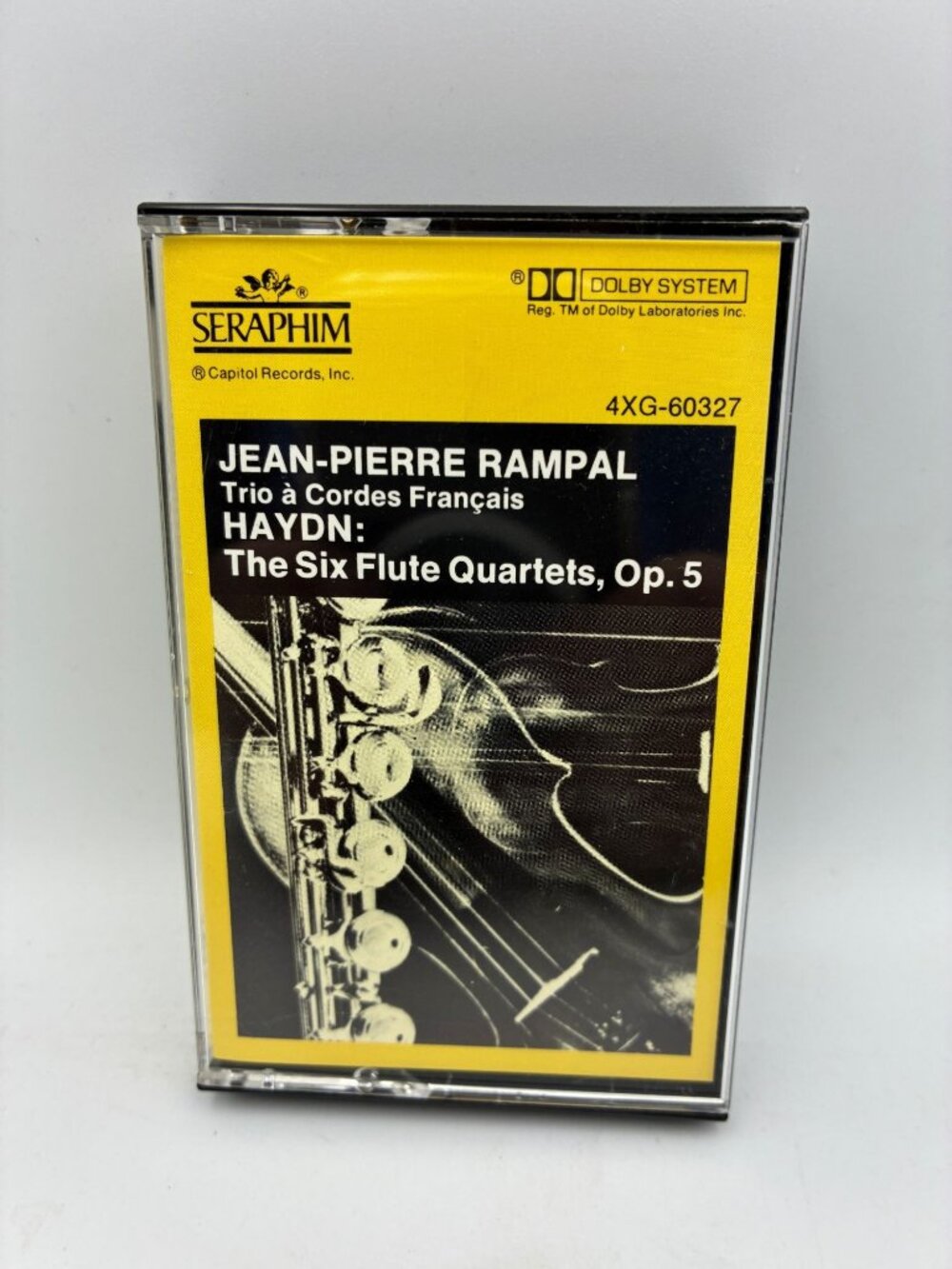 Jean-Pierre Rampal The Six Flute Quartets Op. 5 Seraphim Cassette Tape 4XG-60327